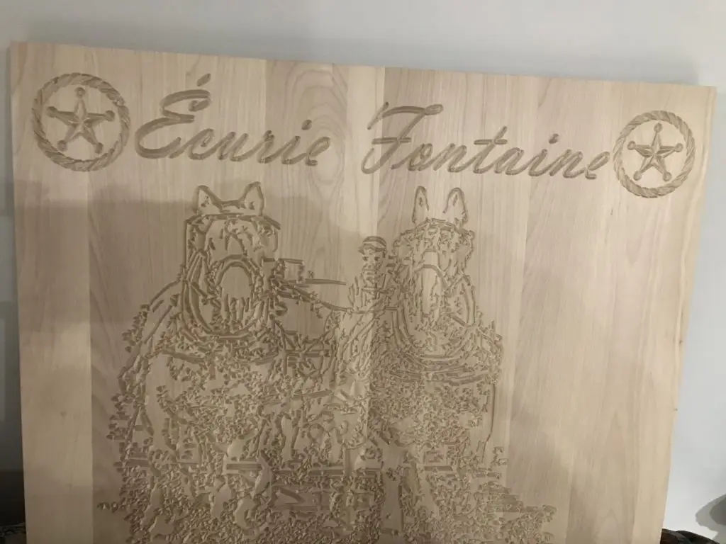 Gravure chevaux horse